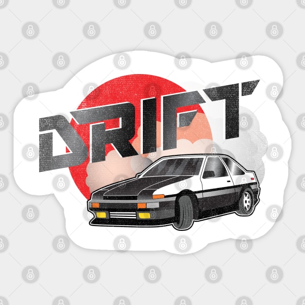 Touge Drift Japanese Car Turbo Drifting Sticker by spacedust